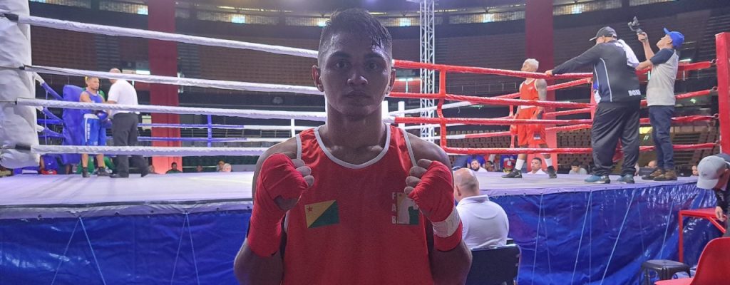 Breno Galdino Campeonato Brasileiro de Boxe 2024 Dia 1 (Foto: Camila Nakazato)