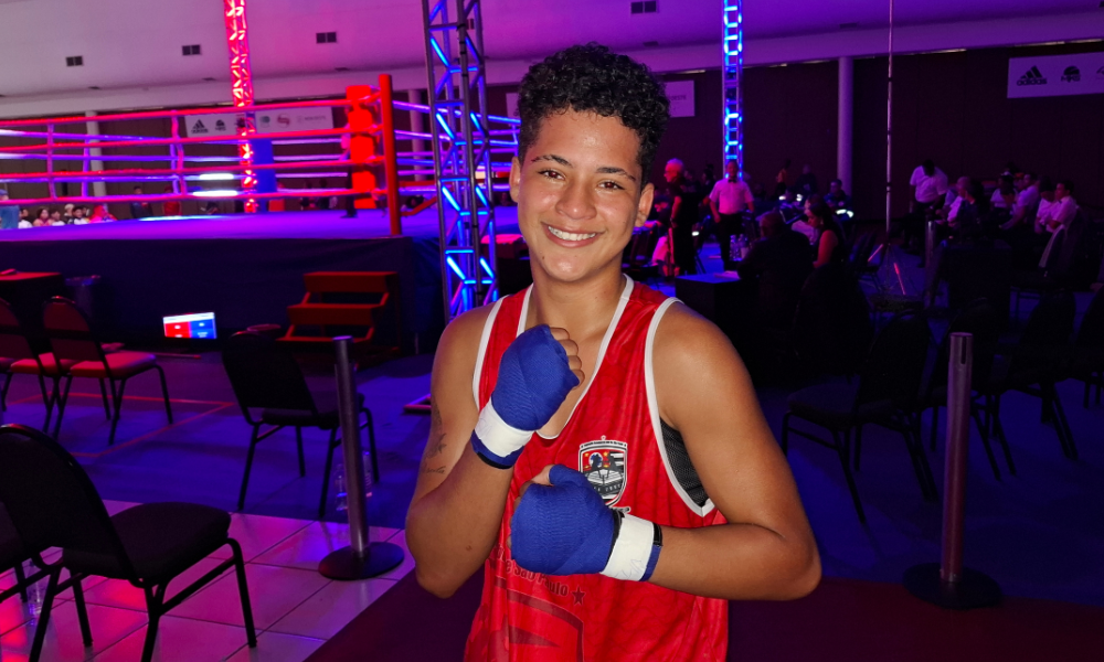 Camila Amorim Silva no Brasileiro Cadete e Juvenil de boxe